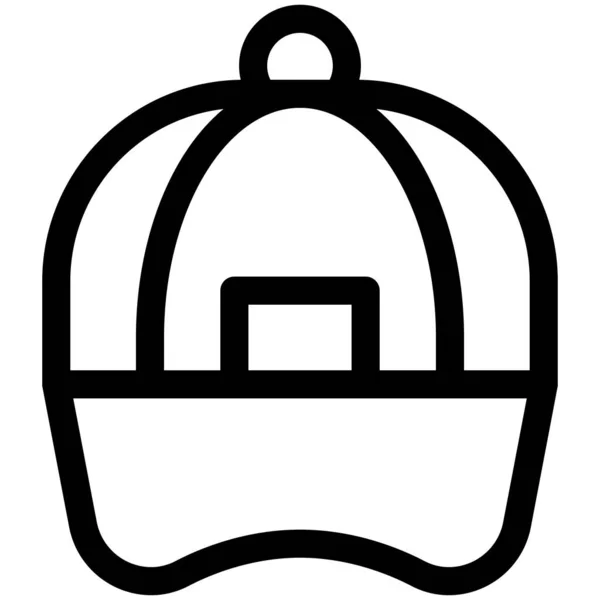 Cap Symbol Marathon Bezogene Vektorillustration — Stockvektor