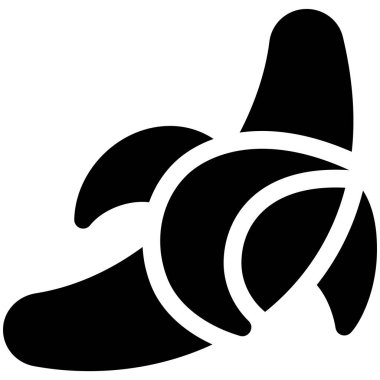 Muz simgesi, Maraton bağlantılı vektör illüstrasyonu