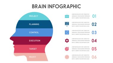 Sunum, diyagram, grafik ve grafik için şablon