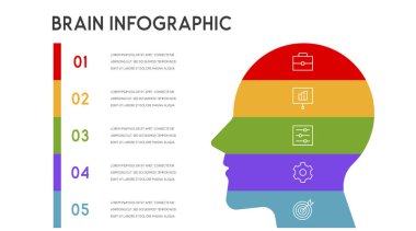 Sunum, diyagram, grafik ve grafik için şablon