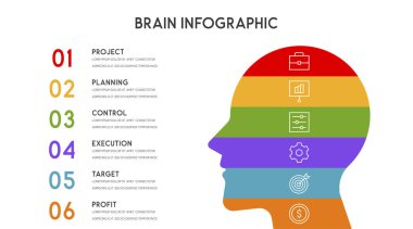 Sunum, diyagram, grafik ve grafik için şablon