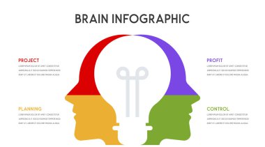Sunum, diyagram, grafik ve grafik için şablon