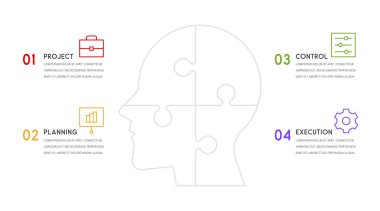 Sunum, diyagram, grafik ve grafik için şablon