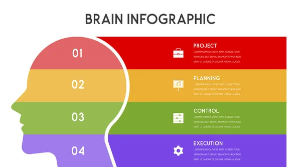 stock vector Template for presentation, diagram, graph and chart