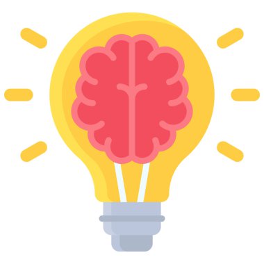 Yaratıcılık simgesi, liseye bağlı vektör