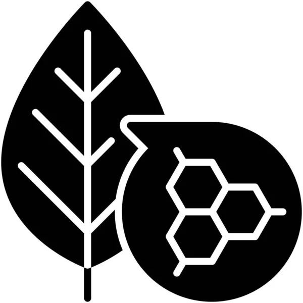 Icono Biología Vector Relacionado Con Escuela Secundaria — Vector de stock