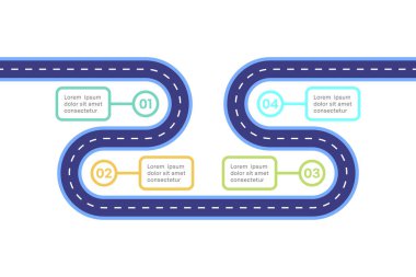 4 Adım Süreci ve Eğri Yolu ile Renkli Yol Haritası BilgisiName