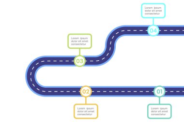 4 Adım Süreci ve Eğri Yolu ile Renkli Yol Haritası BilgisiName