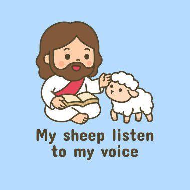 İsa Kuzu ve Koyunumla Otururken Ses İncilimi Dinle Şiir İllüzyonu