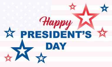 Başkanlık Günü arka plan tasarımı. Banner, Poster, Tebrik Kartı. Vektör İllüstrasyonu