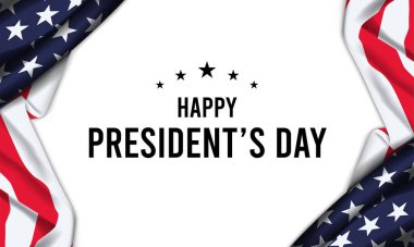 Başkanlık Günü arka plan tasarımı. Banner, Poster, Tebrik Kartı. Vektör İllüstrasyonu.