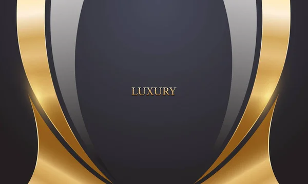 Luxus Abstrakter Hintergrundvektor Für Design Grußkarte Banner Plakat Vektorillustration — Stockvektor