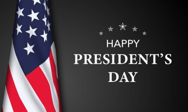 Başkanlık Günü arka plan tasarımı. Banner, Poster, Tebrik Kartı. Vektör İllüstrasyonu.