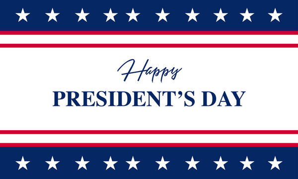 Дизайн фона для Дня Президента. Знамя, плакат, поздравительная открытка. Векторная миграция.