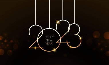 2024 Happy New Year Background Design. Greeting Card, Banner, Poster. Vector Illustration.