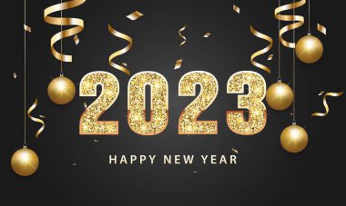 2024 Happy New Year Background Design. Greeting Card, Banner, Poster. Vector Illustration.