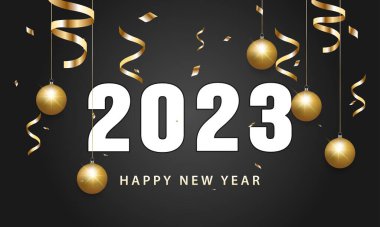 2024 Happy New Year Background Design. Greeting Card, Banner, Poster. Vector Illustration.