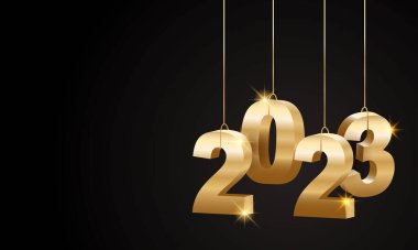 2024 Happy New Year Background Design. Greeting Card, Banner, Poster. Vector Illustration.