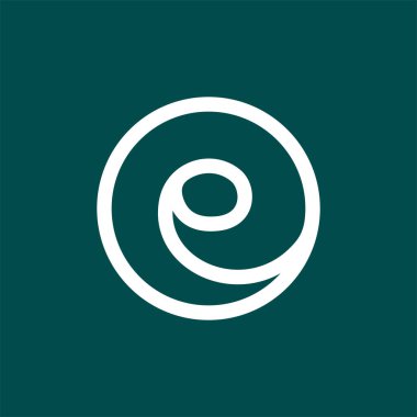 E harfi logo tasarım şablonu elementleri. vektör illüstrasyonu