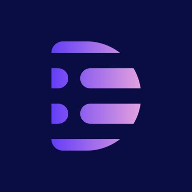E harfi logo tasarım elemanı şablonu. vektör illüstrasyonu