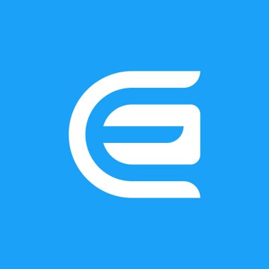 E harfi logo tasarım elemanı şablonu. vektör illüstrasyonu
