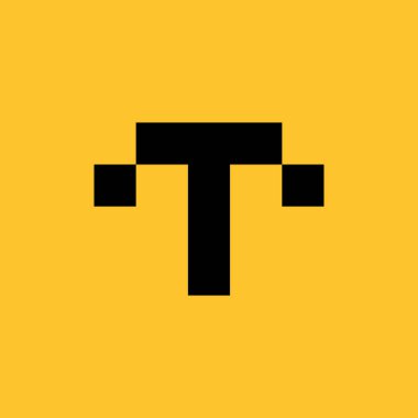 T harfi logo tasarım şablonu elementleri. vektör illüstrasyonu