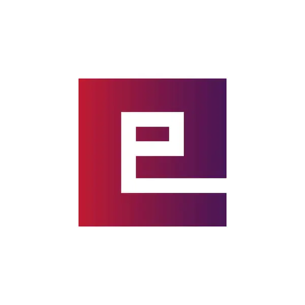 Elementos Modelo Ícone Logotipo Letra Ilustração Vetorial — Vetor de Stock