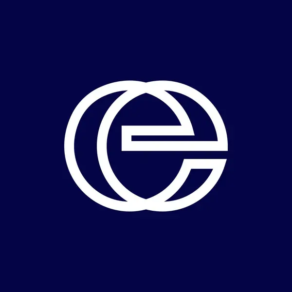 Elementos Modelo Logotipo Letra Ilustração Vetorial —  Vetores de Stock