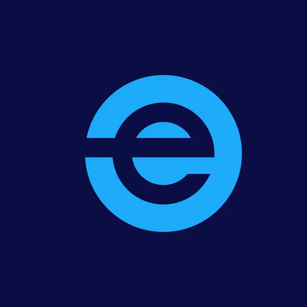 Letra Elementos Plantilla Diseño Logotipo Ilustración Vectorial — Vector de stock