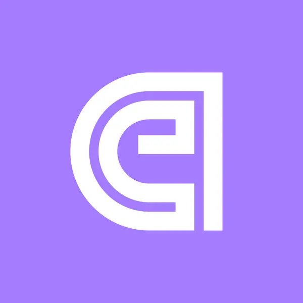 Lettera Logo Icona Modello Elemento Design Illustrazione Vettoriale — Vettoriale Stock