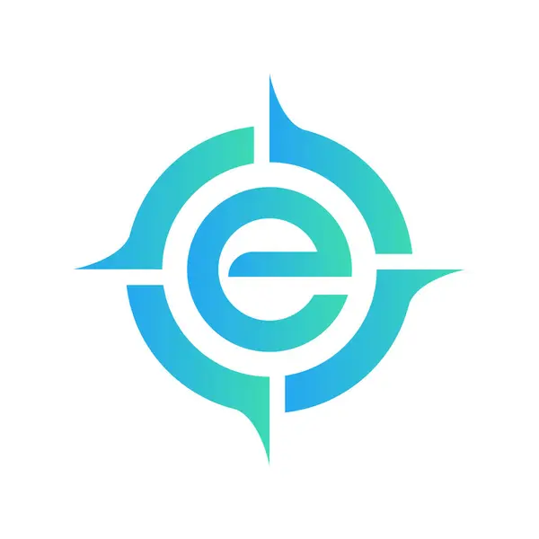 Carta Logotipo Ícone Modelo Elemento Design Ilustração Vetorial — Vetor de Stock