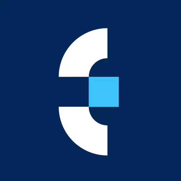 Harfi Logo Tasarım Elemanı Şablonu Vektör Illüstrasyonu — Stok Vektör