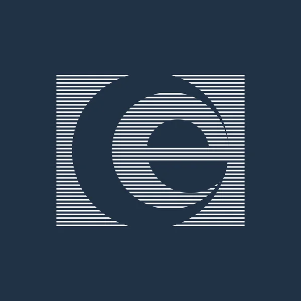 Letter Logo Icon Design Element Template Vector Illustration — Stock Vector