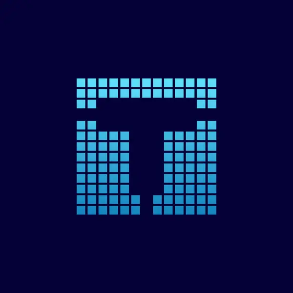 Harfi Logo Tasarım Şablonu Elementleri Vektör Illüstrasyonu — Stok Vektör