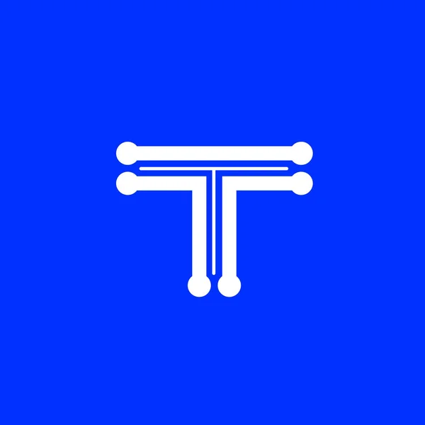 Letra Logotipo Ícone Design Elementos Modelo Ilustração Vetorial — Vetor de Stock