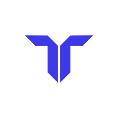 T harfi logo tasarım şablonu elementleri. vektör illüstrasyonu