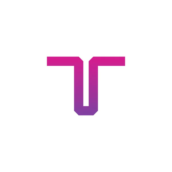 Buchstabe Logo Symbol Design Vorlagen Elemente Vektorillustration — Stockvektor
