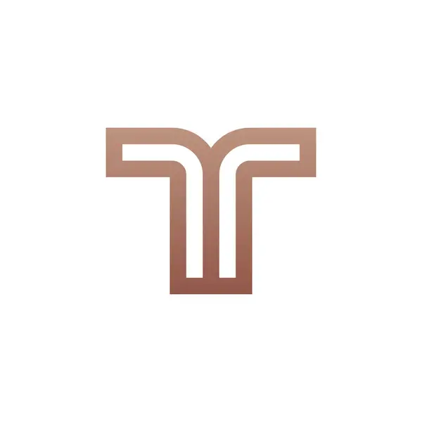 Buchstabe Logo Symbol Design Vorlage Elemente Vektorillustration — Stockvektor