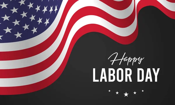 İşçi Bayramı ABD İllüstrasyon Arkaplanı, vektör illüstrasyonu