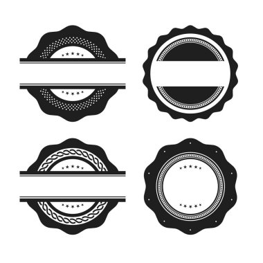 vektör çerçeve etiketleri kümesi süs vintage dekorasyon
