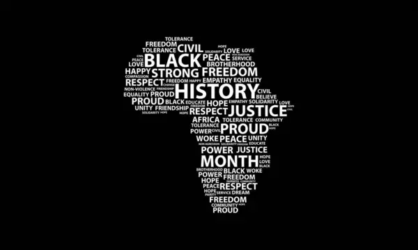 Black History Month Celebrate Vector Illustration Design Graphic Black History — Stock Vector