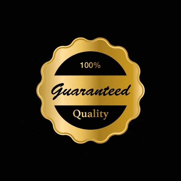 Emblemas Ouro Luxo Rótulos Produto Qualidade Premium — Vetor de Stock