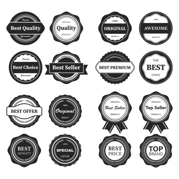 Set Van Retro Vintage Badges — Stockvector