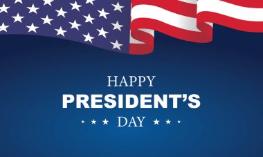 Başkanlık Günü arka plan tasarımı. Banner, Poster, Tebrik Kartı. Vektör İllüstrasyonu.