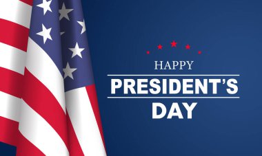 Başkanlık Günü arka plan tasarımı. Banner, Poster, Tebrik Kartı. Vektör İllüstrasyonu.