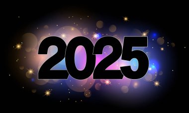 Bokeh 'in hafif efektli yeni 2025 yılınız kutlu olsun..