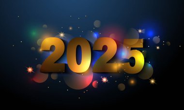 Bokeh 'in hafif efektli yeni 2025 yılınız kutlu olsun..