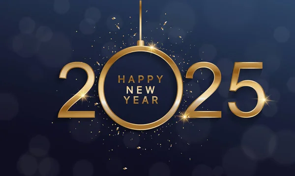 2025 Mutlu Yıllar Geçmiş Tasarımı. Tebrik kartı, Banner, Poster. Vektör İllüstrasyonu.