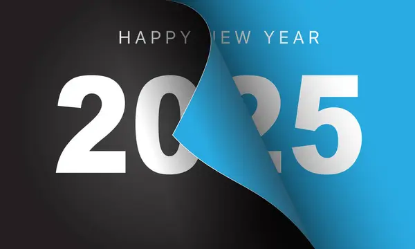 2025 Mutlu Yıllar Geçmiş Tasarımı Tebrik Kartı Banner Poster Vektör Vektör Grafikler
