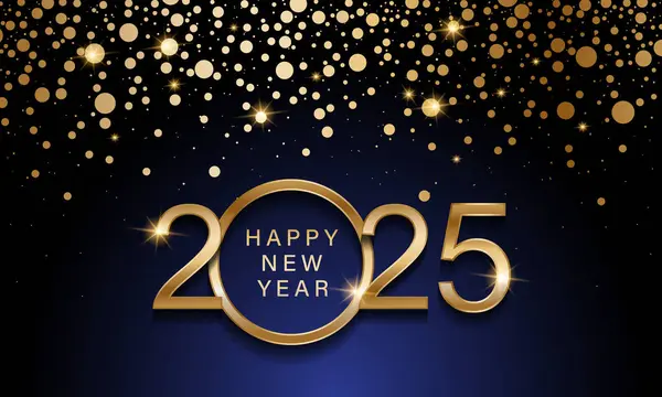 2025 Mutlu Yıllar Geçmiş Tasarımı. Tebrik kartı, Banner, Poster. Vektör İllüstrasyonu.